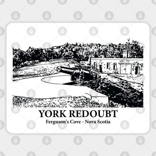 York Redoubt - Ferguson's Cove NS Magnet by Lakeric